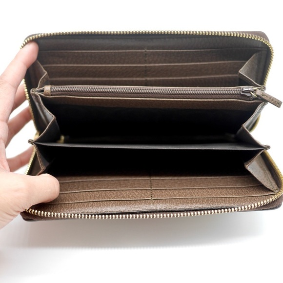 🍓GUCCI Ophidia Sherryline Wallet Brown - Picture 8 of 11